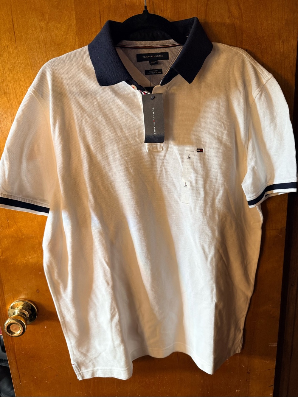 NWT Tommy Hilfiger Polo preppy tennis prep casual sporty beach business casual L
